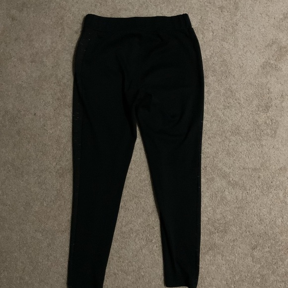 Black Leggings with Side Detail - Picture 4 of 4